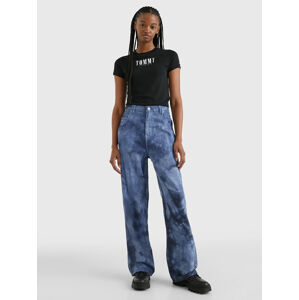 Tommy Jeans dámské černé tričko - L (BDS)
